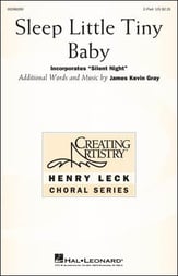Sleep Little Tiny Baby Two-Part choral sheet music cover